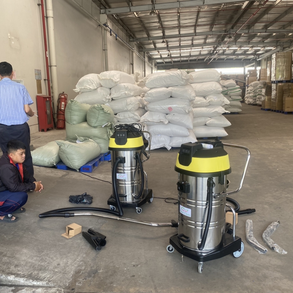 Máy Hút Bụi Nước Công Nghiệp và Nhà Xưởng 60 Lít (3600W) Model: DV2-60JP - [1 Lõi Lọc]