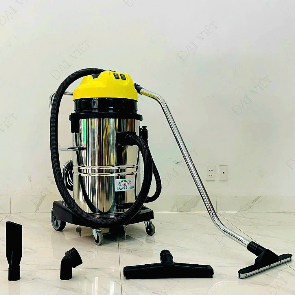 Máy Hút Bụi Nước Công Nghiệp và Nhà Xưởng 60 Lít (3600W) Model: DV2-60JP - [2 Lõi Lọc HEPA]