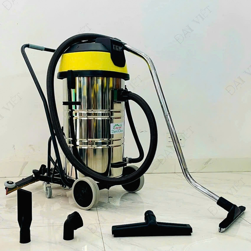 Máy Hút Bụi Nước Công Nghiệp và Nhà Xưởng 100 Lít (4500W) Model: DV3-100JP - [2 Lõi Lọc HEPA]