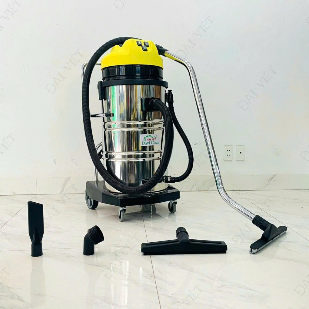 Máy Hút Bụi Nước Công Nghiệp và Nhà Xưởng 80 Lít (3600W) Model: DV2-80JP - [2 Lõi Lọc HEPA]