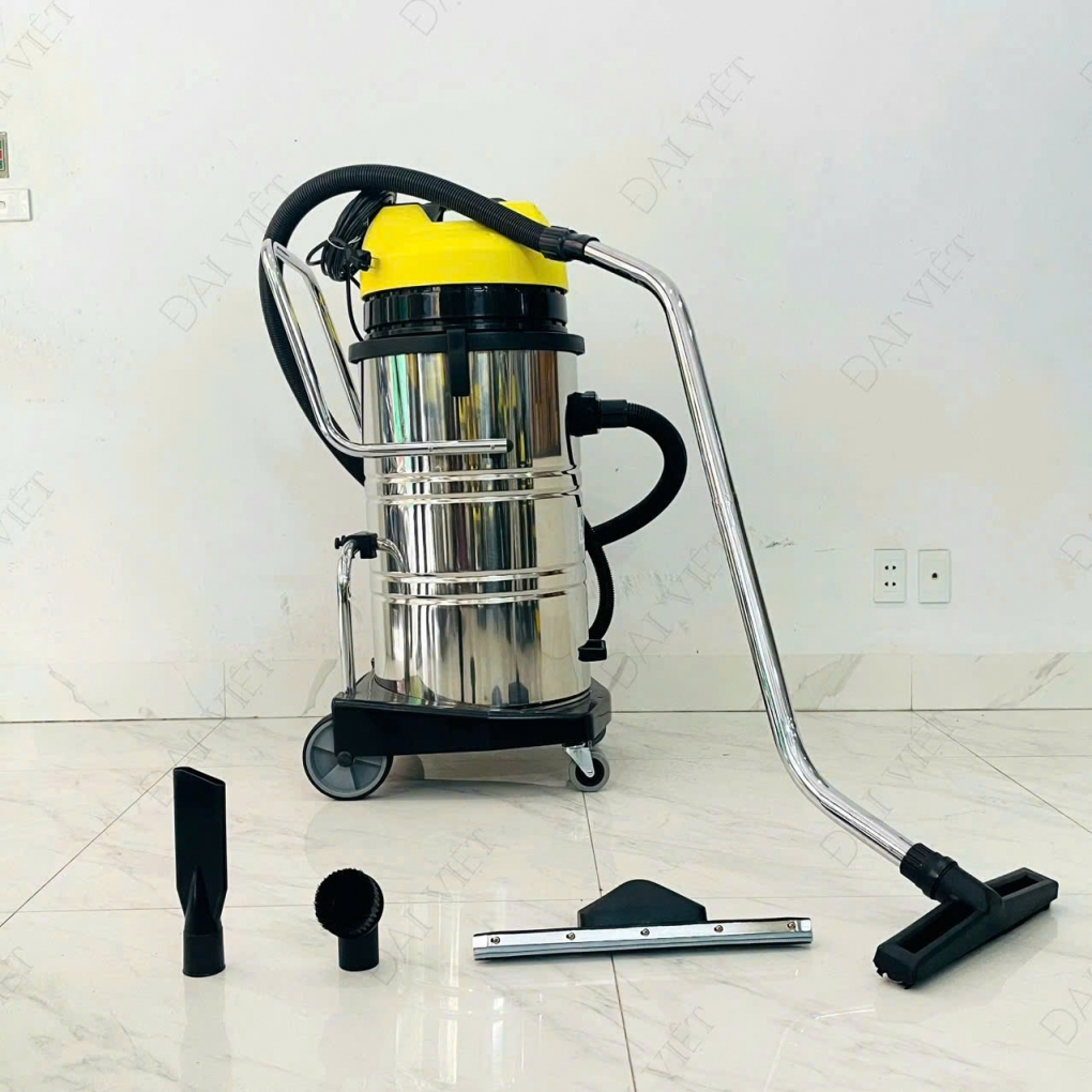 Máy Hút Bụi Nước Công Nghiệp và Nhà Xưởng 60 Lít (3600W) Model: DV2-60JP - [2 Lõi Lọc HEPA]